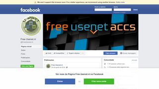 
                            5. Free Usenet.nl - Página inicial | Facebook
