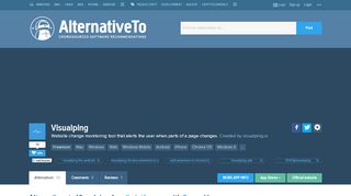 
                            13. Free Visualping Alternatives - AlternativeTo.net