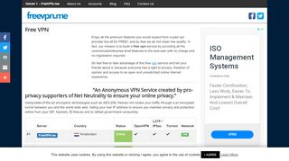 
                            2. Free VPN - Free Anonymous OpenVPN Service