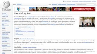 
                            7. Free Walking Tour – Wikipedia