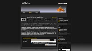 
                            3. Free web-based SSH client - serFISH.com