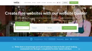 
                            9. Free Website Builder: Create free websites | Webs