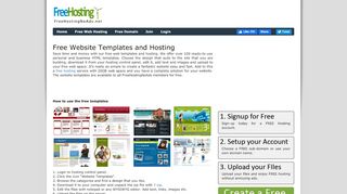 
                            8. Free Website Templates and Hosting - FreeHostingNoAds.net