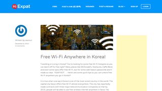 
                            3. Free Wi-Fi Anywhere in Korea! - Hiexpat Korea