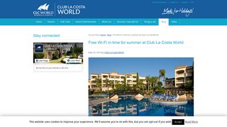 
                            12. Free Wi-Fi in time for summer at Club La Costa World - Club La ...