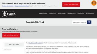 
                            8. Free Wi-Fi in York - City of York Council