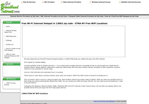 
                            5. Free Wi-Fi Internet Hotspot in 13062 zip code - ETNA Free WiFi ...