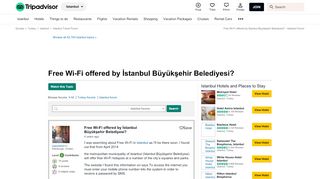 
                            6. Free Wi-Fi offered by İstanbul Büyükşehir Belediyesi? - Istanbul ...