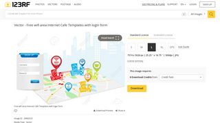 
                            2. Free Wifi Area Internet Cafe Templates With Login Form Royalty Free ...