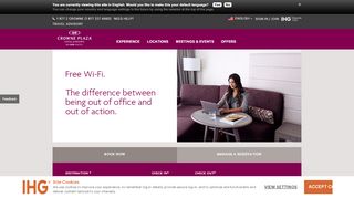 
                            1. Free WiFi | Crowne Plaza Hotels&Resorts - IHG.com