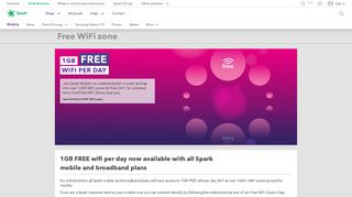 
                            5. Free WIFI for Business Pay Monthly customers | Spark NZ