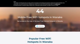 
                            10. ▷ Free WiFi Hotspots in Wanaka | Wiman
