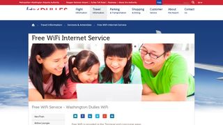 
                            5. Free WiFi Internet Service | Metropolitan Washington Airports Authority