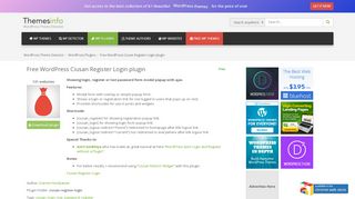 
                            8. Free WordPress Ciusan Register Login plugin by Dannie ...