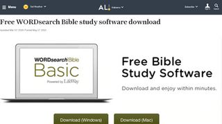 
                            11. Free WORDsearch Bible study software download | AL.com