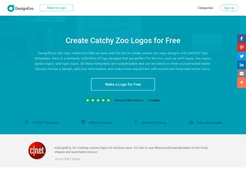 
                            4. Free Zoo Logo Designs | DesignEvo Logo Maker