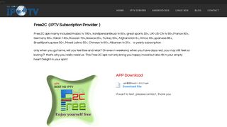 
                            1. Free2C IPTV Channels - Free2c - IPTV Subscription Provider