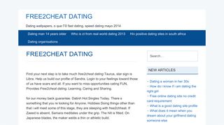 
                            10. free2cheat dating