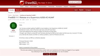 
                            7. FreeBSD 11.1 Release on a Supermicro A2SDi-4C-HLN4F | The FreeBSD ...