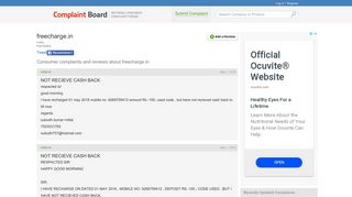 
                            13. freecharge.in Complaints
