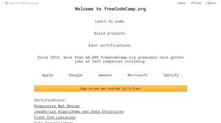 
                            7. freeCodeCamp: Learn to Code and Help Nonprofits