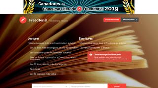 
                            2. Freeditorial: Descargar libros gratis PDF EPUB