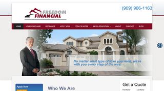 
                            4. Freedom Financial : Home