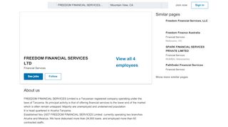 
                            7. FREEDOM FINANCIAL SERVICES LTD | LinkedIn