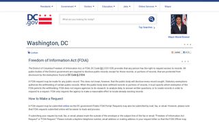 
                            9. Freedom of Information Act (FOIA) | DC