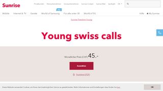 
                            3. Freedom Young swiss calls - Sunrise