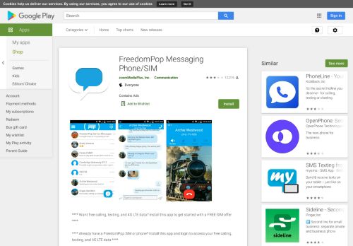 
                            3. FreedomPop Messaging Phone/SIM - Apps on Google Play