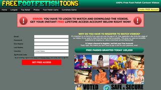 
                            4. FreeFootFetishToons.com - Free Foot Fetsih Cartoon Videos