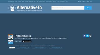 
                            8. FreeForums.org Alternatives and Similar Websites and Apps ...