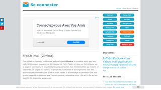 
                            13. Free.fr mail (Zimbra) | Se connecter