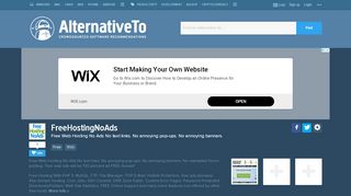 
                            13. FreeHostingNoAds Alternatives and Similar Websites and Apps ...