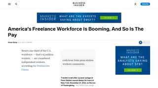 
                            11. Freelance Workers, Jobs, Pay Are Rising - Business Insider