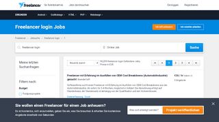 
                            10. Freelancer login Jobs, Arbeit | Freelancer