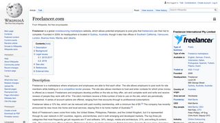 
                            12. Freelancer.com - Wikipedia