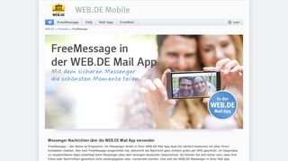 
                            12. FreeMessage: Der sichere Messenger in der WEB.DE Mail App
