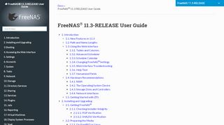 
                            4. FreeNAS® 11.2-RELEASE User Guide