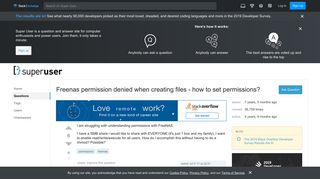 
                            3. Freenas permission denied when creating files - how to set ...