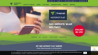 
                            13. freenet Hotspot Flat: Das größte WLAN der Welt | mobilcom-debitel