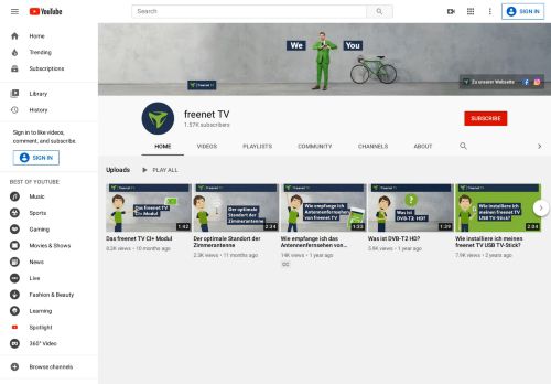 
                            9. freenet TV - YouTube