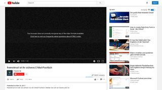 
                            11. freenetmail ist Ihr sicheres E-Mail-Postfach - YouTube
