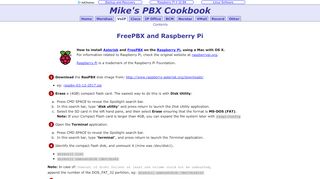 
                            4. FreePBX and Raspberry Pi - Mike's PBX Cookbook