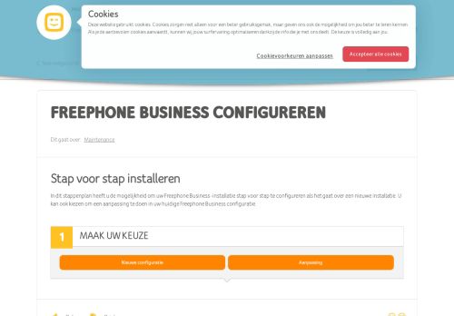 
                            1. Freephone Business Configureren - Telenet