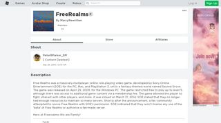 
                            12. FreeRealms© - Roblox