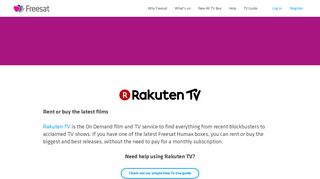 
                            13. Freesat - What's On Rakuten TV