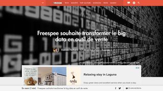 
                            6. Freespee souhaite transformer le big data en outil de vente - Business ...