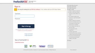 
                            10. FreeTaxUSA® -- Sign In